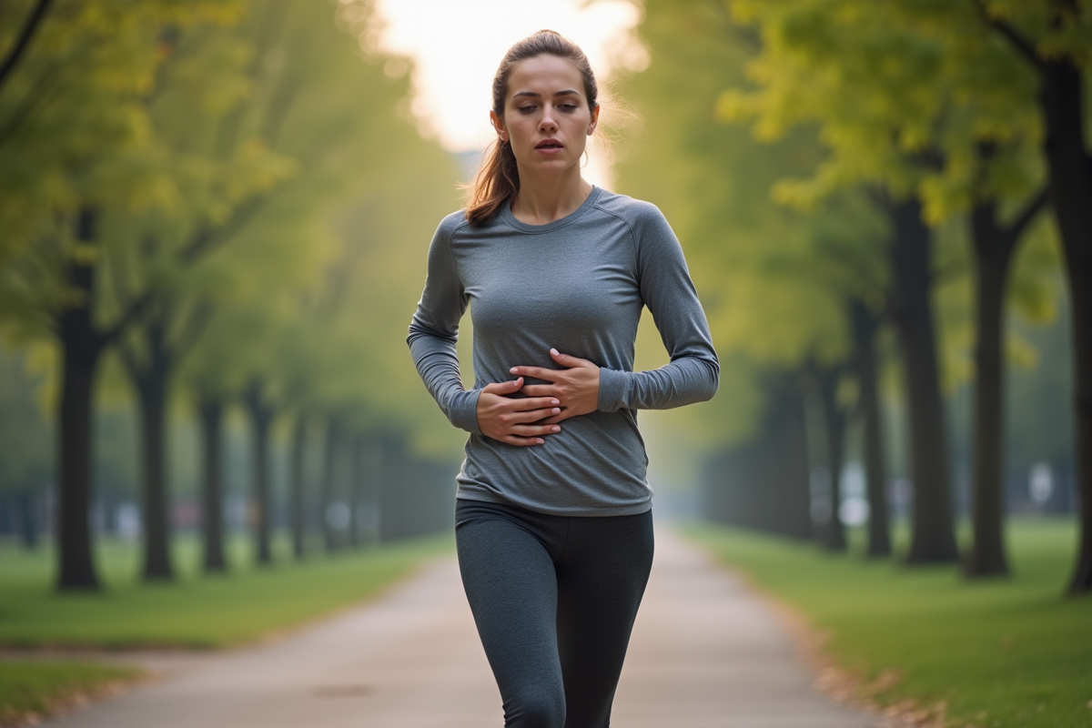 Jeune femme fatiguée lors d