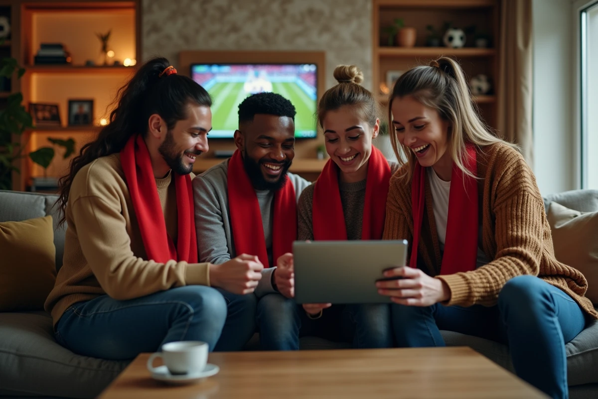 Jeunes discutant autour d